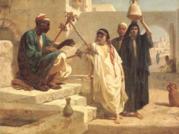 Frederick Goodall : The Song of the Nubian Slave